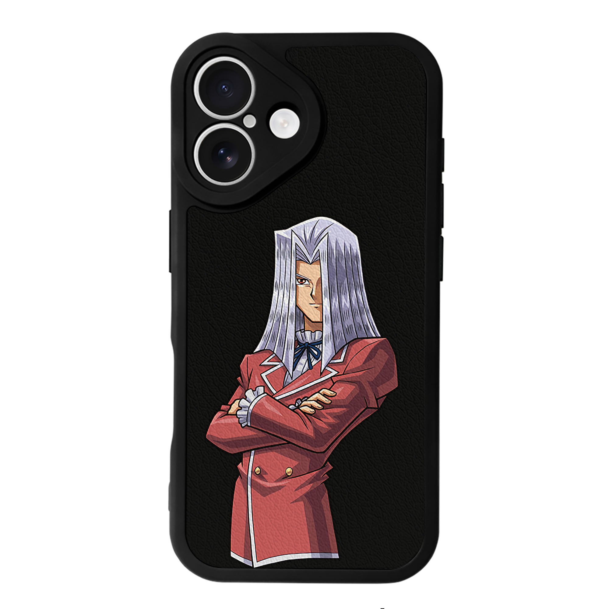 遊☆戯☆王 Yu-Gi-Oh! 【iPhone 16シリーズ対応】シリコンスマホケース（レザー調） 材質：シリコン